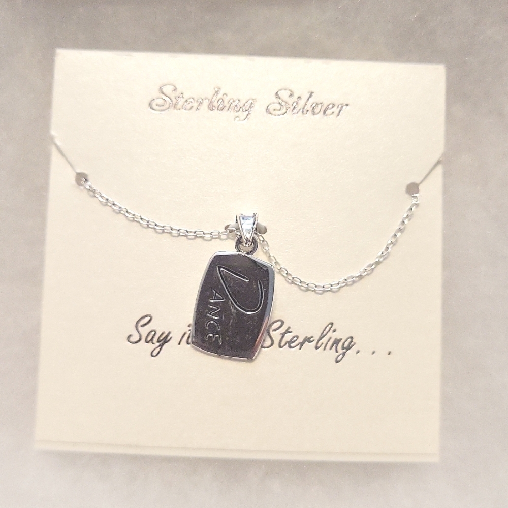 NWT Sterling Silver "Dance" Necklace